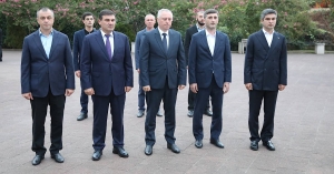 Аҳәынҭқарра Ахада Бадра Гәынбеи уи ихаҭыԥуаҩ Беслан Бигәааи Гагра араион ахақәиҭтәра иазкыз аныҳәатә усмҩаԥгатәқәа рхы рыладырхәит