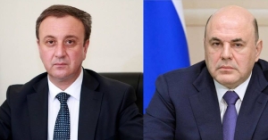 Аԥыза-министр Владимир Делба Урыстәылатәи Афедерациа Анапхгара ахантәаҩы Михаил Мишустин имшира идиныҳәалеит