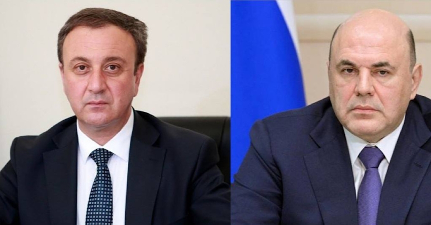 Аԥыза-министр Владимир Делба Урыстәылатәи Афедерациа Анапхгара ахантәаҩы Михаил Мишустин имшира идиныҳәалеит